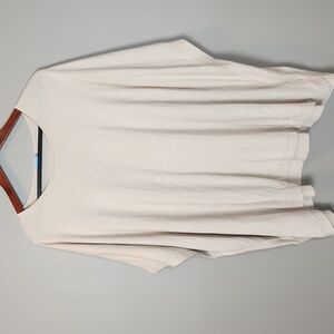 J. McLaughlin Cream Oversized Poncho Sweater